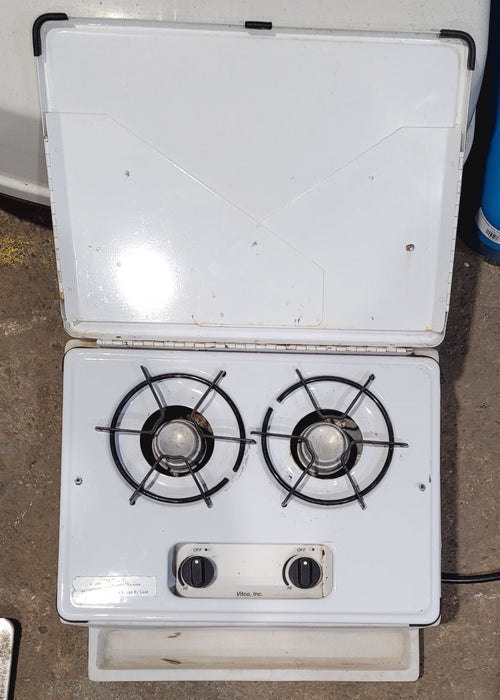 Used Vitco 2 Burner RV Cooktop - 12 - 100 - Young Farts RV Parts