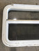 Used White Radius Emergency Opening Window : 29 1/4" W x 19 1/2" H x 1 1/2" D - Young Farts RV Parts