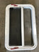 Used White Radius Emergency Opening Window : 29 1/4" W x 19 1/2" H x 1 1/2" D - Young Farts RV Parts