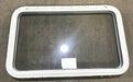 Used White Radius Emergency Opening Window : 35 1/2" x 19 1/2 x 1 1/2" D - Young Farts RV Parts