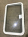 Used White Radius Emergency Opening Window : 35 1/2" x 19 1/2 x 1 1/2" D - Young Farts RV Parts