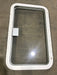 Used White Radius Emergency Opening Window : 35 1/2" x 19 1/2 x 1 1/2" D - Young Farts RV Parts