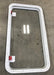 Used White Radius Emergency Opening Window : 41 1/2" X 21 1/2" X 2" D - Young Farts RV Parts