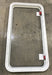 Used White Radius Emergency Opening Window : 41 1/2" X 21 1/2" X 2" D - Young Farts RV Parts