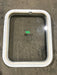 Used White Radius Non Opening Window : 17 1/2" W x 21 1/2" H x 1 1/2" D - Young Farts RV Parts