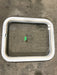 Used White Radius Non Opening Window : 17 1/2" W x 21 1/2" H x 1 1/2" D - Young Farts RV Parts