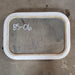 Used White Radius Non-Opening Window : 18 X 12 3/4 X 2" D - Young Farts RV Parts