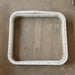 Used White Radius Non-Opening Window : 22 X 24 X 2" D - Young Farts RV Parts