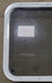 Used White Radius Non Opening Window : 23 3/8" W x 21 1/2" H x 1 7/8" D - Young Farts RV Parts