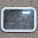 Used White Radius Non Opening Window - 24.25" X 16.75" X 1.875" - Young Farts RV Parts