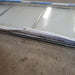 Used White Radius Non-Opening Window With Rock Guard Cover : 59 1/2 X 21 X 2" D - Young Farts RV Parts