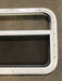 Used White Radius Opening Window : 23 1/2" W x 17 1/2" H x 1 1/2" D - Young Farts RV Parts