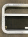 Used White Radius Opening Window : 23 1/2" W x 17 1/2" H x 1 1/2" D - Young Farts RV Parts