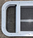 Used White Radius Opening Window : 23 1/4" W x 14 1/4" H x 1 7/8" D - Young Farts RV Parts