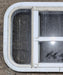 Used White Radius Opening Window : 23 1/4" W x 14 1/4" H x 1 7/8" D - Young Farts RV Parts