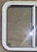Used White Radius Opening Window : 26 1/2" W x 20 1/2" H x 1 1/4" D - Young Farts RV Parts