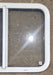 Used White Radius Opening Window : 26 1/2" W x 20 1/2" H x 1 1/4" D - Young Farts RV Parts