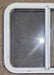 Used White Radius Opening Window : 26 1/2" W x 20 1/2" H x 1 1/4" D - Young Farts RV Parts