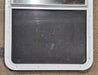 Used White Radius Opening Window : 26" W x 39 1/2" H x 1 7/8" D - Young Farts RV Parts