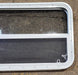 Used White Radius Opening Window : 41 1/2" W x 21 1/4" H x 1 3/4" D - Young Farts RV Parts