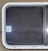 Used White Radius Opening Window : 41 1/4" W x 21 1/4" H x 1 5/8" D - Young Farts RV Parts