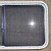Used White Radius Opening Window : 41 1/4" W x 21 1/4" H x 1 5/8" D - Young Farts RV Parts