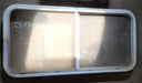 Used White Radius Opening Window : 46 X 22 X 2" D - Young Farts RV Parts
