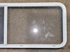 Used White Radius Opening Window : 59 1/4" W x 21 1/4" H x 1 3/4" D - Young Farts RV Parts
