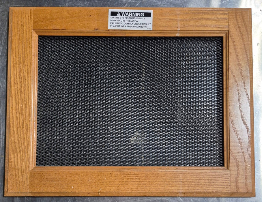 Used Wooden RV Interior Furnace Access Door 18" W x 14" H - Young Farts RV Parts