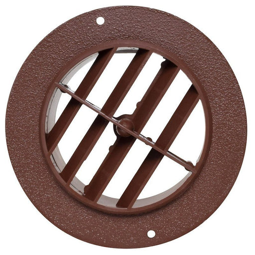 Valterra Heating / Cooling Register - Round Brown - A10 - 3337VP - Young Farts RV Parts
