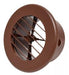 Valterra Heating/ Cooling Register - Round Walnut - A10-3347VP - Young Farts RV Parts