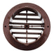 Valterra Heating/ Cooling Register - Round Walnut - A10 - 3347VP - Young Farts RV Parts