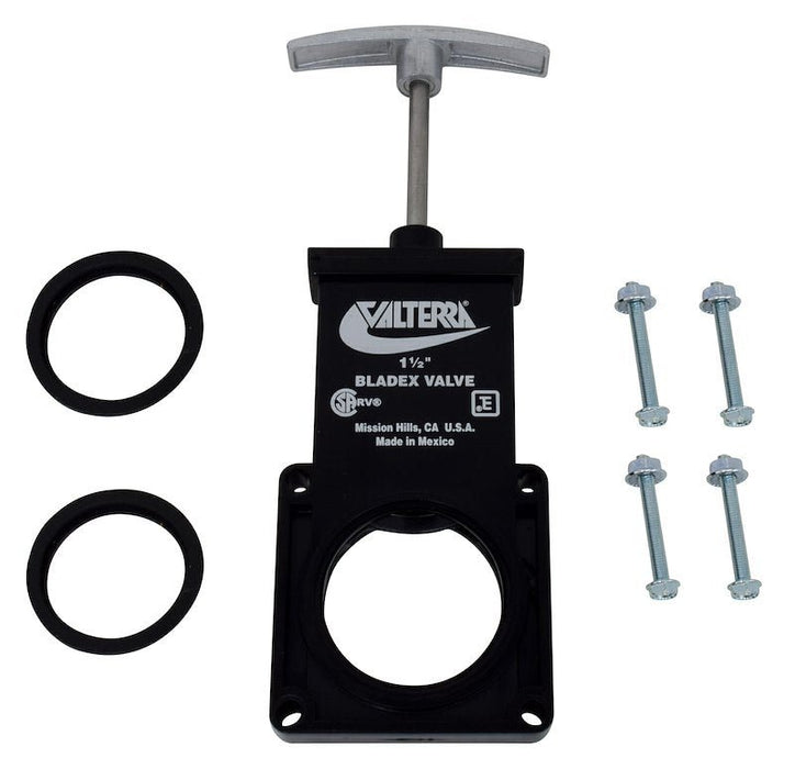 Valterra T1001VPM Waste Valve w/Metal Handles 1 - 1/2 - Young Farts RV Parts