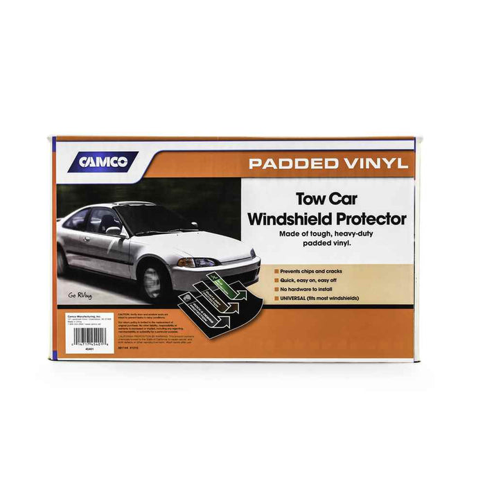Vinyl Tow Car Windshield Protector (Black) - Young Farts RV Parts