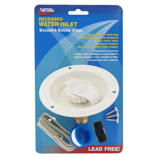 Water Inlet Metal Recessed - Young Farts RV Parts