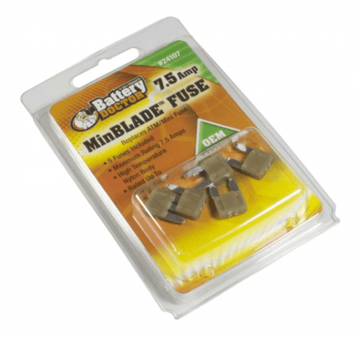 Wirthco 24107 Mini Blade Fuse - 7.5 Amp - Young Farts RV Parts