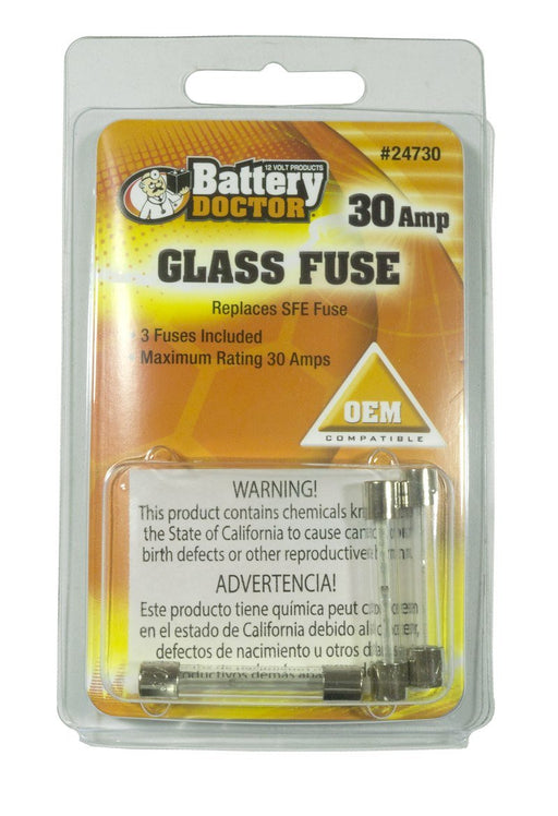 WirthCo 24730 SFE Glass Fuse - 30A - Young Farts RV Parts