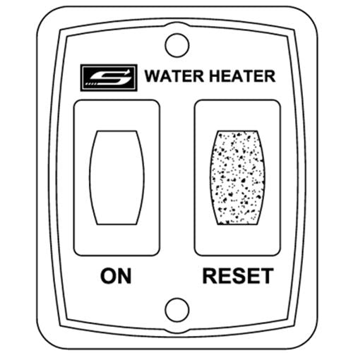  Buy Suburban 232229 Water Heater Swtch/Lamp/Plate Black - Water Heaters
