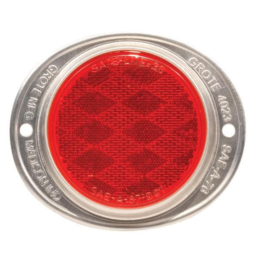  Buy Grote 40232-3 Oval Reflector Red - Towing Electrical Online|RV Part
