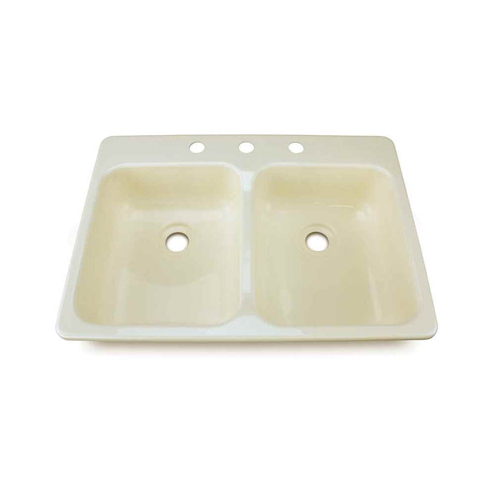 Buy Lippert 209401 Parchment 25X17 Sink w/3 Holes - Sinks Online|RV Part