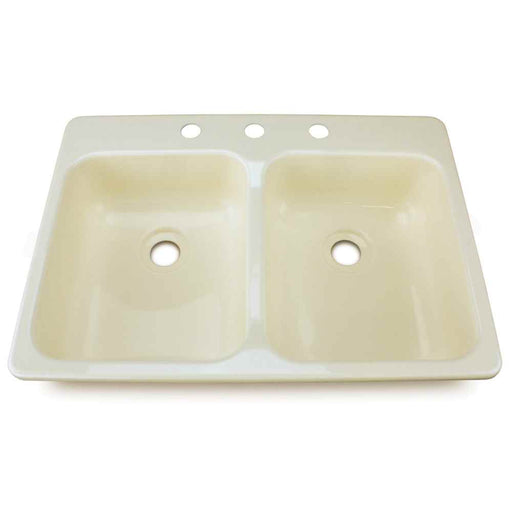 Buy Lippert 209401 Parchment 25X17 Sink w/3 Holes - Sinks Online|RV Part