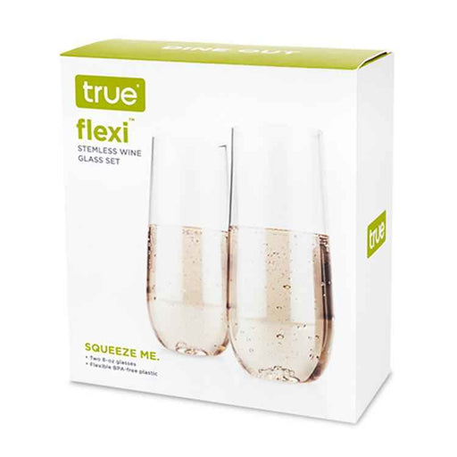  Buy True Fabrications 3674 Stemless Champagne Flutes 2Pk - Kitchen