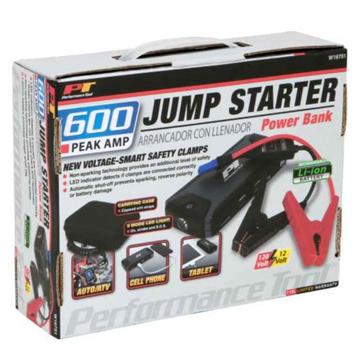  Buy Performance Tool W16751 600 PEAK AMP JUMP STARTER - Batteries