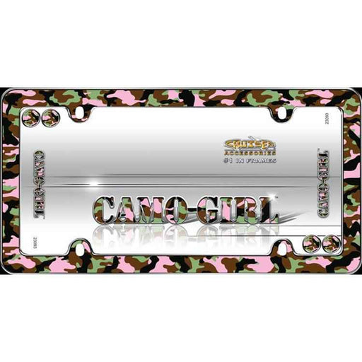 Buy Cruiser Accessories 23093 CAMO-GIRL, CHROME - License Plates Online|RV