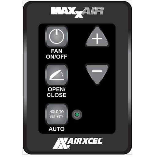  Buy Maxxair Vent 0003650K Wall Control 6-Key Black w/2Each - Exterior