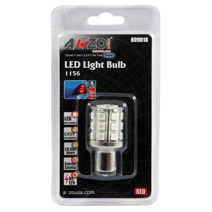 Buy Anzo 809018 LED 1156 Red - Lighting Online|RV Part Shop Canada