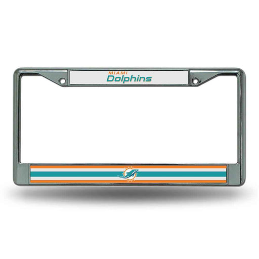  Buy Power Decal FC1104 Dolphins Chrome Frame - License Plates Online|RV