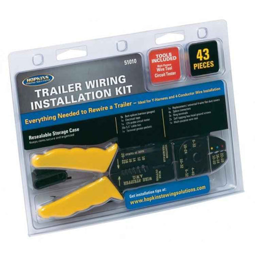  Buy Hopkins 51010 Trailer Wiring Installation Kit 43 Piece - Towing