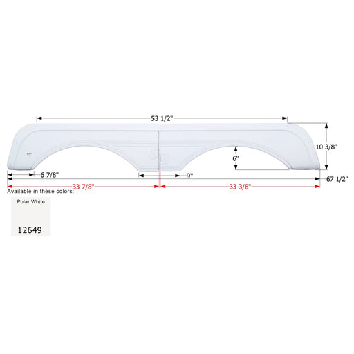  Buy Icon 12649 Sunnybrook Tandem FS2649 - Polar White - Fenders Online|RV