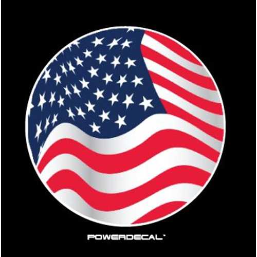  Buy Power Decal PWRC100277 Powerdecal American Flag - Auxiliary Lights
